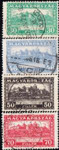 Hungary #418-421 Used Set