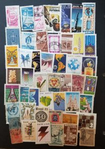 BRAZIL Used Stamp Lot Collection T6203