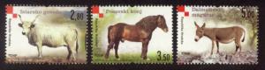 Croatia Sc# 645-7 MNH Native Farm Animal Breeds