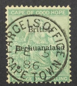 MOMEN: BECHUANALAND SG #8 1886 USED £190 LOT #64078