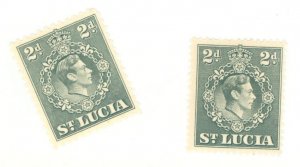 St. Lucia #114/114a  Single