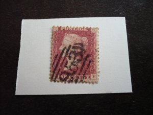 Stamps - Great Britain - Scott# 11 - Used Penny Red