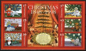 ZAYIX Guernsey 669a MNH Christmas Trees Toys 080323SM58M