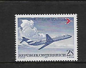 AUSTRIA, 941, MINT NEVER HINGED, DOUGLAS DC-9