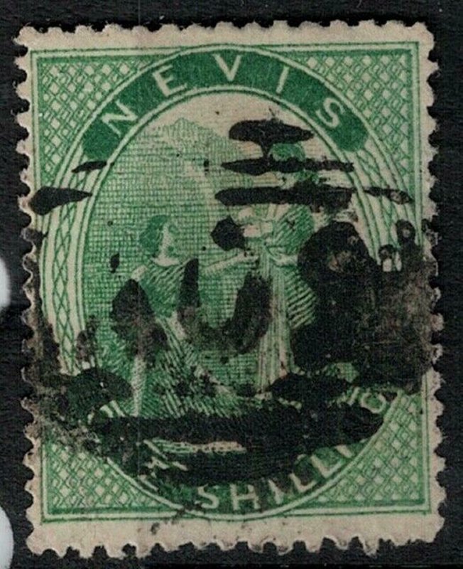 Nevis 1867 SC 11 Used 