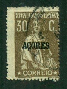 Azores 1921 #193 U SCV(2024)=$3.00