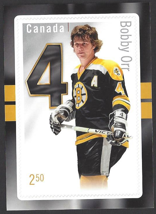 Canada #2790 MNH single, NHL hall of fame defense men Bobby Orr, issued 2014