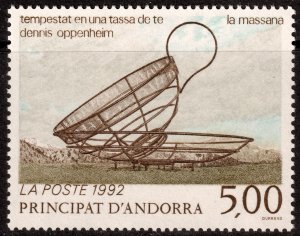 Andorra (French) #422  MNH - Art  Sculpture (1992)