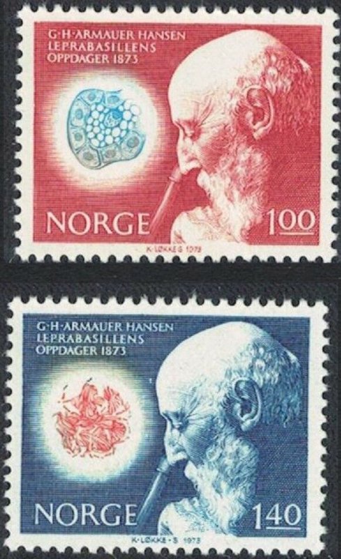 Norway 1973 #602-3 MNH. Science