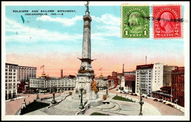 28 May 1930 Indianapolis, Ind Picture Postcard To Moscow, Russia 4th Bureau