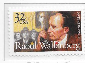 US#3135  32c Raoul Wallenberg (MNH) CV $0.65