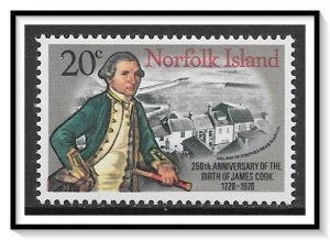 Norfolk Island #240 Captain Cook MNH