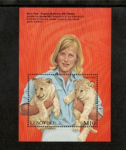 Lesotho 1998 - African Film Stars - Souvenir Stamp Sheet - Scott #1151 - MNH
