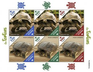 2020/12- CHAD - TURTLES     6V complet set    MNH ** T