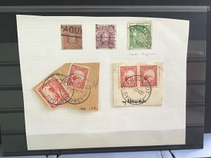 New Zealand Paquebot Boat cancels on stamps  R33246