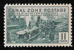 CANAL ZONE 128 11 cents 25th Anniversary Stamp Mint OG NH VF