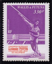 Wallis & Futuna #638 2007 Javelin Thrower MNH