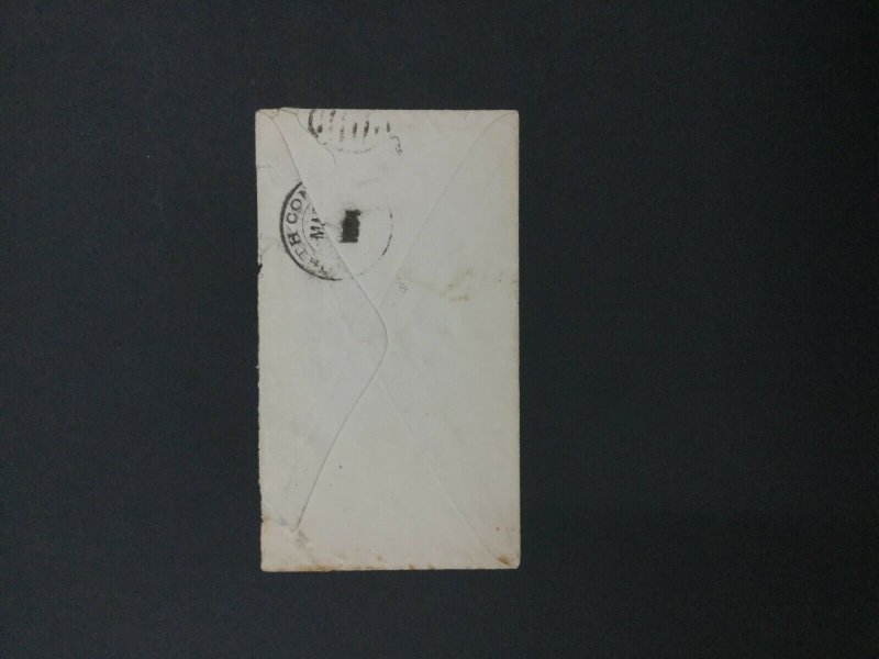 MOMEN: US #210 FANCY CANCEL USED ON COVER #29738