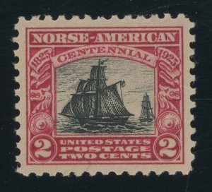 USA 620 - 2 cent Norse American - XF Mint never hinged & sound