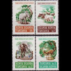 K.U.T. 1975 - Scott# 312-5 Animals Set of 4 NH