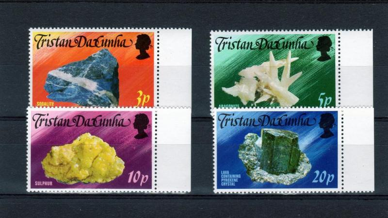Tristan Da Cunha 1978 Minerals set (4) Perf. Scott #239-242
