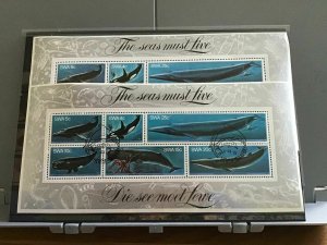 South  Africa 1979 The Seas Must Live MNH and cancelled stamp sheets R25376