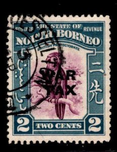 North Borneo Scott MR2 used War Tax Stamp