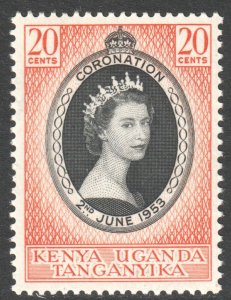 KUT Scott 101 - SG165, 1953 Coronation 20c MH*