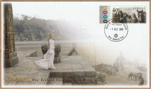 NZ 2002 LOTR The Two Towers With Home Of Middle Earth Date Stamp