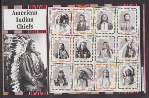 Grenada 3439 American Indians Souvenir Sheet MNH VF