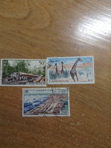 Cameroun  # C34-36  Used