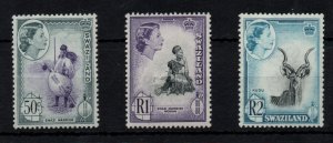 Swaziland QEII 1961 50c to 2R SG87-89 mint LHM WS46002