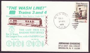 1470 The Wash Line cacheted cover