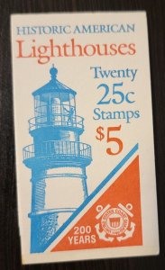 Scott #BK171 (2474a) Historic American Lighthouses Booklet of 20 Stamps - MNH