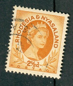 Rhodesia and Nyasaland #143B used single