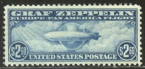 U.S. #C15 CHOICE Mint XF/SUP NH - 1930 $2.60 Graf Zeppelin