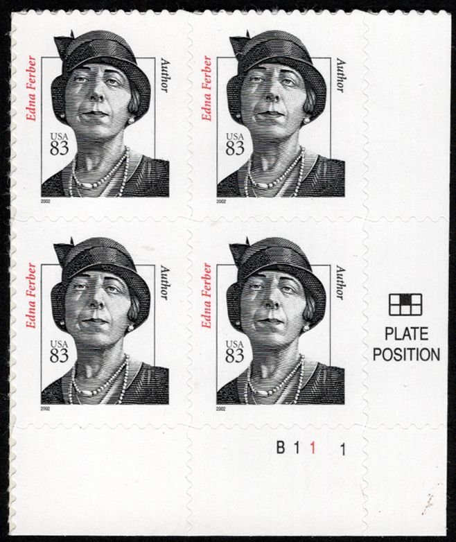 US #3433 PLATE BLOCK, 83c Farber, VF mint never hinged, high value plate, Nice!