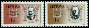 Lithuania #479-480  MNH - Independence (1994)