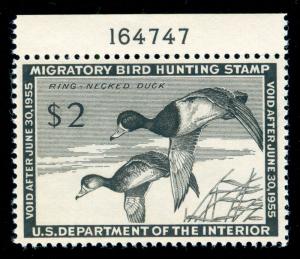 MOMEN: US STAMPS #RW21 DUCK MINT OG NH XF+