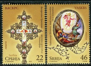 0475 SERBIA 2012 - Easter - MNH Set