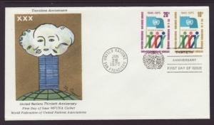 UN New York 260-261 Anniversary WFUNA U/A FDC