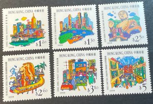 HONG KONG # 849-854--MINT/NEVER HINGED---COMPLETE SET---1999