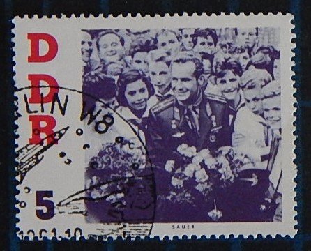 Space, DDR, Germany, Titov's Visit to DDR - Cosmonaut,1961, (2492-Т)