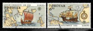 Faroe Islands  # 236-37  ~ Cplt Set 2 ~ Ucto, HMR ~ cv 3.10