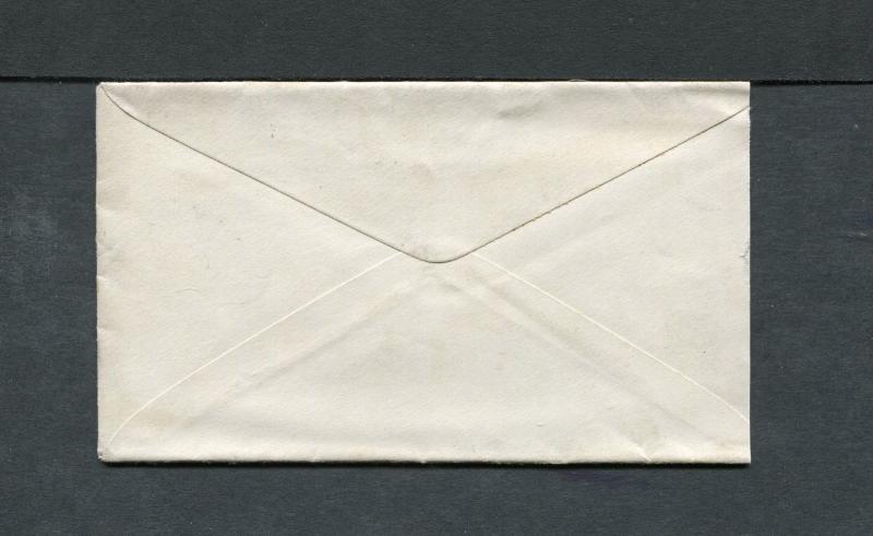 Postal History - Cottage Grove IN 1888 Black Target Cancel Cover #213 B0417