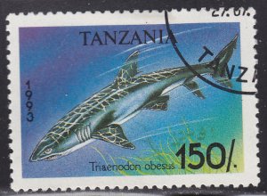 Tanzania 1141 Triaenodon Obesus Shark 1993