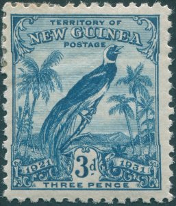 New Guinea 1931 3d blue SG153 unused