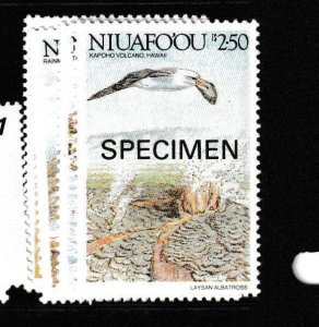 Tonga Niuafo'ou Specimen SC 99-102 MNH (7gck)