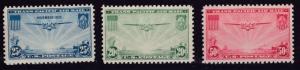 United States 1935 & 37 Three Stamps China Clipper   VF/NH(**)