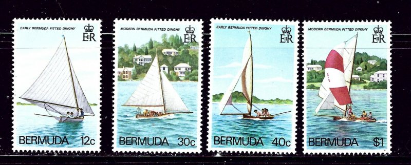 Bermuda 437-40 MNH 1983 Old and Modern Boats